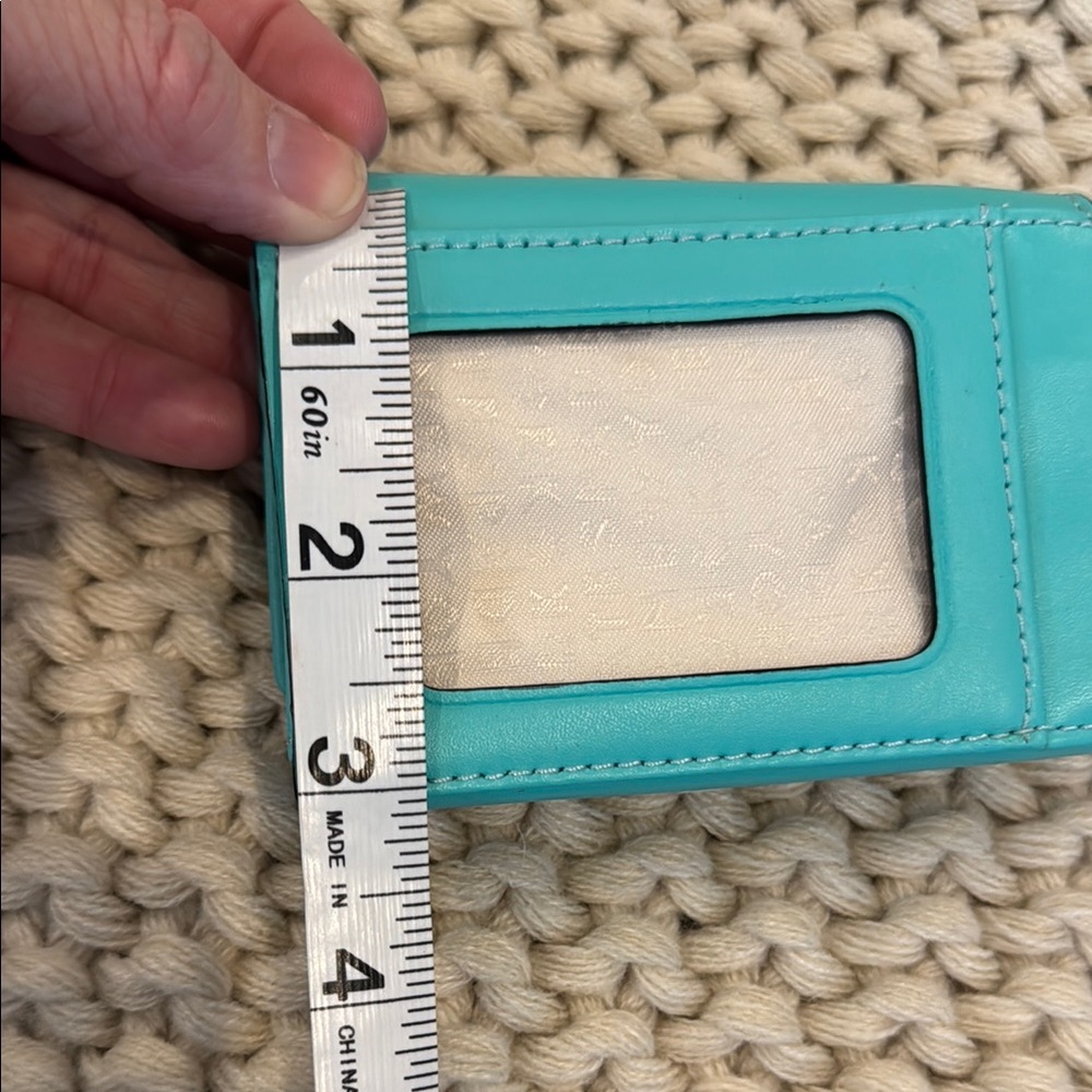 Turquoise Keychain Wallet - Picture 4 of 5